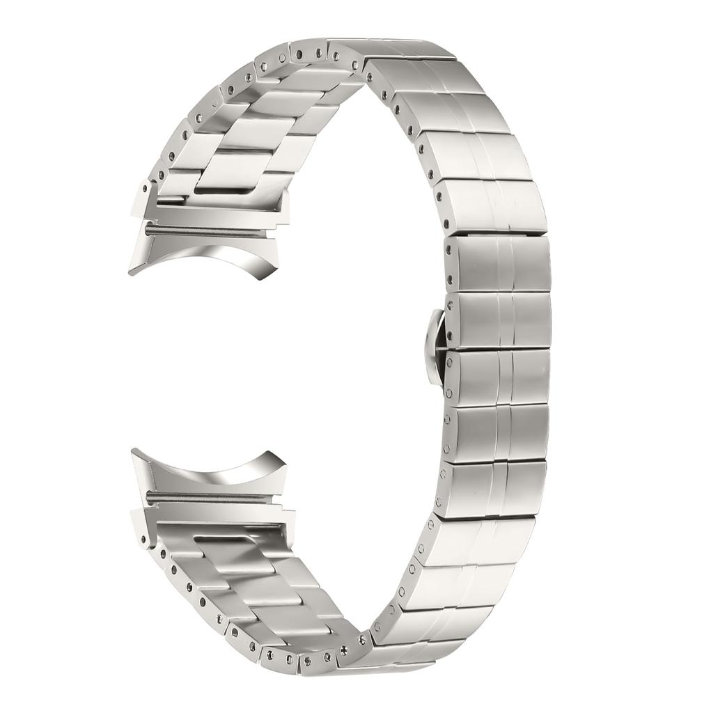 For Samsung Galaxy Watch6 40mm/44mm/Watch6 Classic 43mm/47mm Stainless Steel Strap Stylish Wrist Band