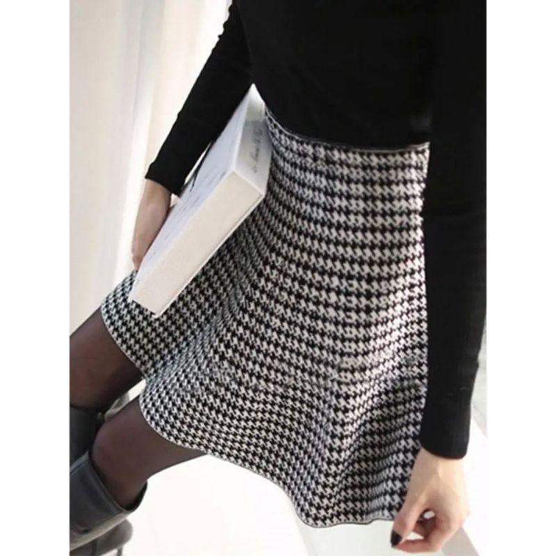 High Wasted Waist Wrapped Pleated Skirt High Waist Bag Waist Pleated Skirt