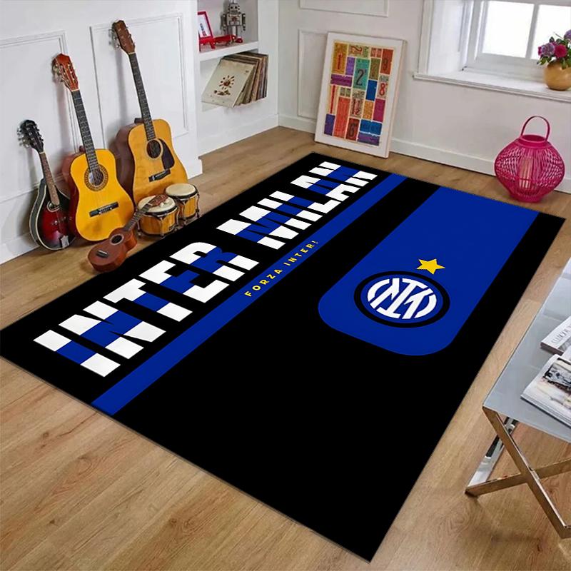 I-Internazionale Milano (11)Printed Area Rug Carpet for Bedroom Living Room Home Decor Rugs Mat Non Slip Mat Rug for Bedside