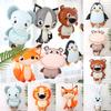 Προμήθειες γενεθλίων 12Styles Woodland Helium Balloon Raccoon Hedgehog Fox Animal Balloons Decor