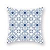 Blue Mandala Flower Geometric Print Pillowcase Living Room Sofa Bedroom Car Office Cushion Cover Home Decoration Ornament