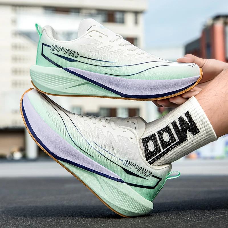 Unisex Running Shoes Ultra Light Breathable Anti Slip Wear-resistant Men Women Tennis Shoes Soft Fitness Slow Comfort Sneakers