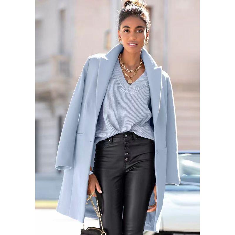 

Солнечный Дом Весна Экспорт Мода R Домашний Пуловер с V-образным вырезом из чистого хлопка Унисекс Носить Жилет Пальто Свитер Большой размер Light blue XL: Bust size 116-122