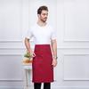 Waterproof Half Apron with Adjustable Straps And Pocket Polyester Cooking Kitchen Cooking Workwear Apron Stain Resistant