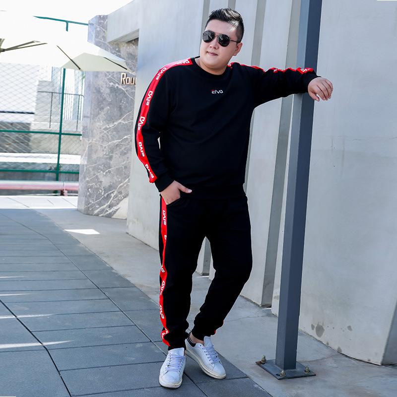 

Свитер костюм мужской с капюшоном спортивный и досуговый плюс удобрения увеличение пальто XXXXXL