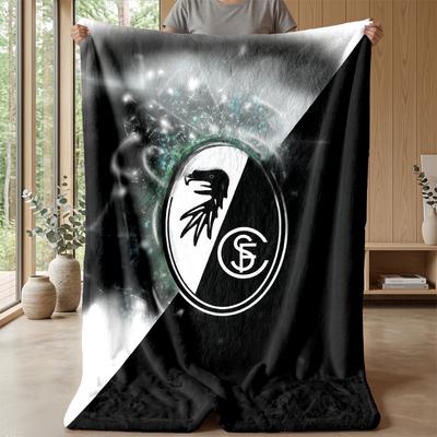 SC Freiburg FC Soft Flannel Fleece Blanket Lightweight Cozy Warm Throw Blanket For Sofa Bed Home Decor