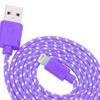 Data Line Usb Data Sync Charger Cable For Iphone Se 5 6 7 8 X Plus Colorful Woven Data Line Charger Cable