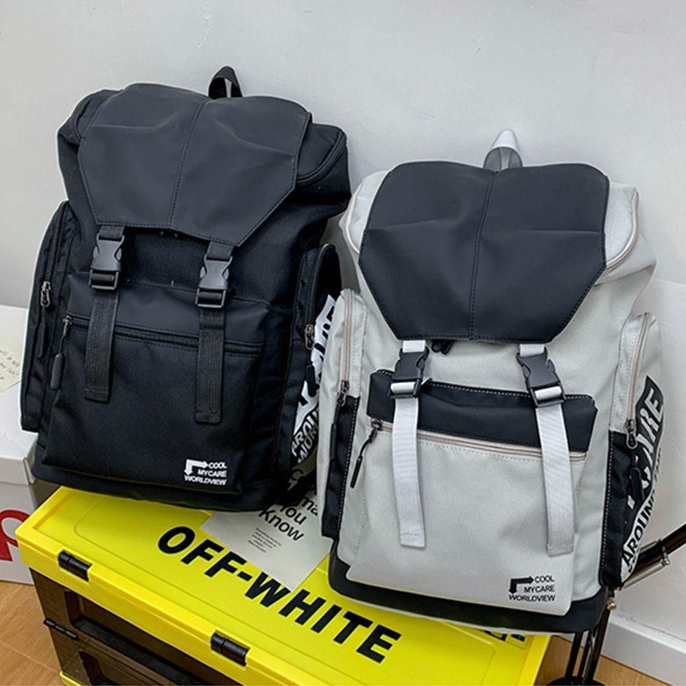 

1Pcs Large Capacity Student Backpack Laptop Computer School Bag New Travel Bag Men Boy Student