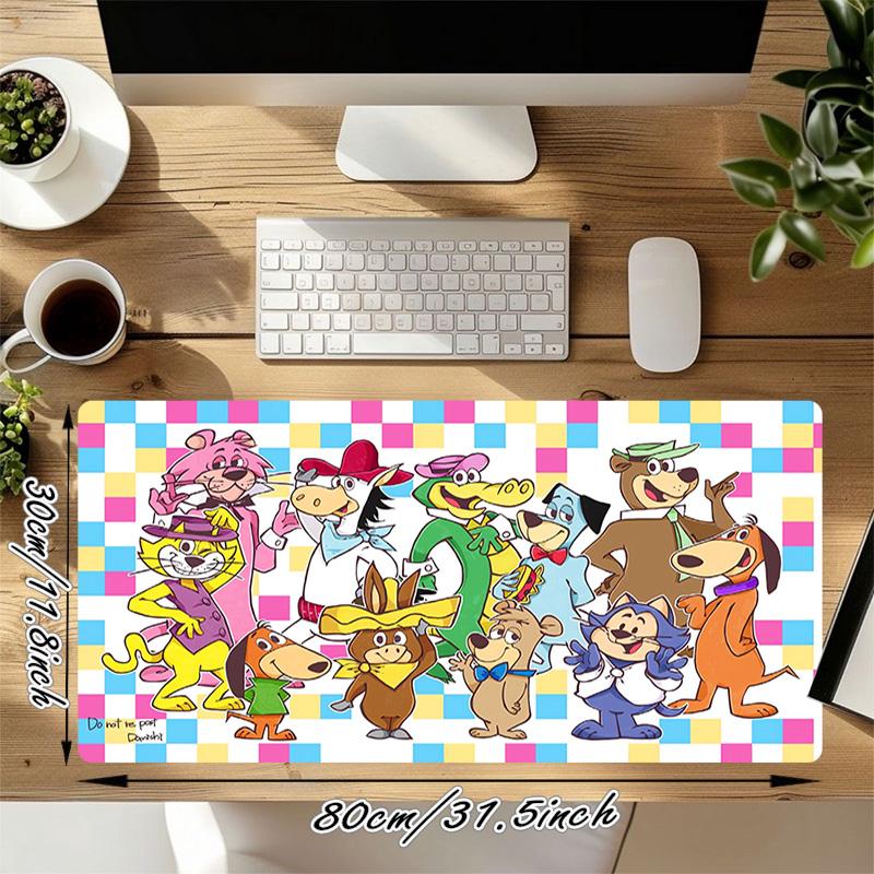 Cartoon Characters Xl Gaming Mouse Pad Nonslip Rubber Base Stitched Edge Waterproof Desk Mat For Pc Laptop Gamer Office Computer Accessories C927155