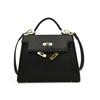 Premium bag palm pattern lock classic portable shoulder trendy women's bag