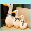 Plush White Adorable Goose Toy Cartoon Stuffed Animal Bedtime Kids Gift Birthday