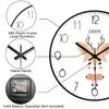 Cartoon Animal Wall Clock Simple Cute Living Room Children's Bedroom Clock Nordic Minimalist Home No Punching Analog Clock 8inch