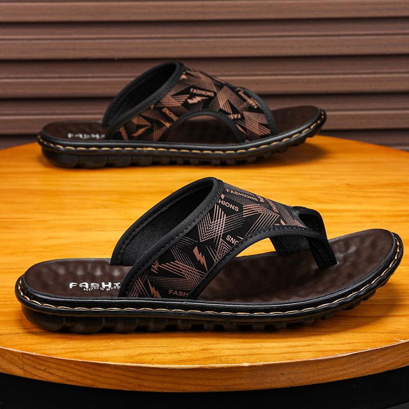 

Модные летние мужские тапочки, нескользящие, дышащие, дизайнерские мужские сандалии, пляжная обувь, шлепанцы Masculino, бесплатная доставка 44 коричневый