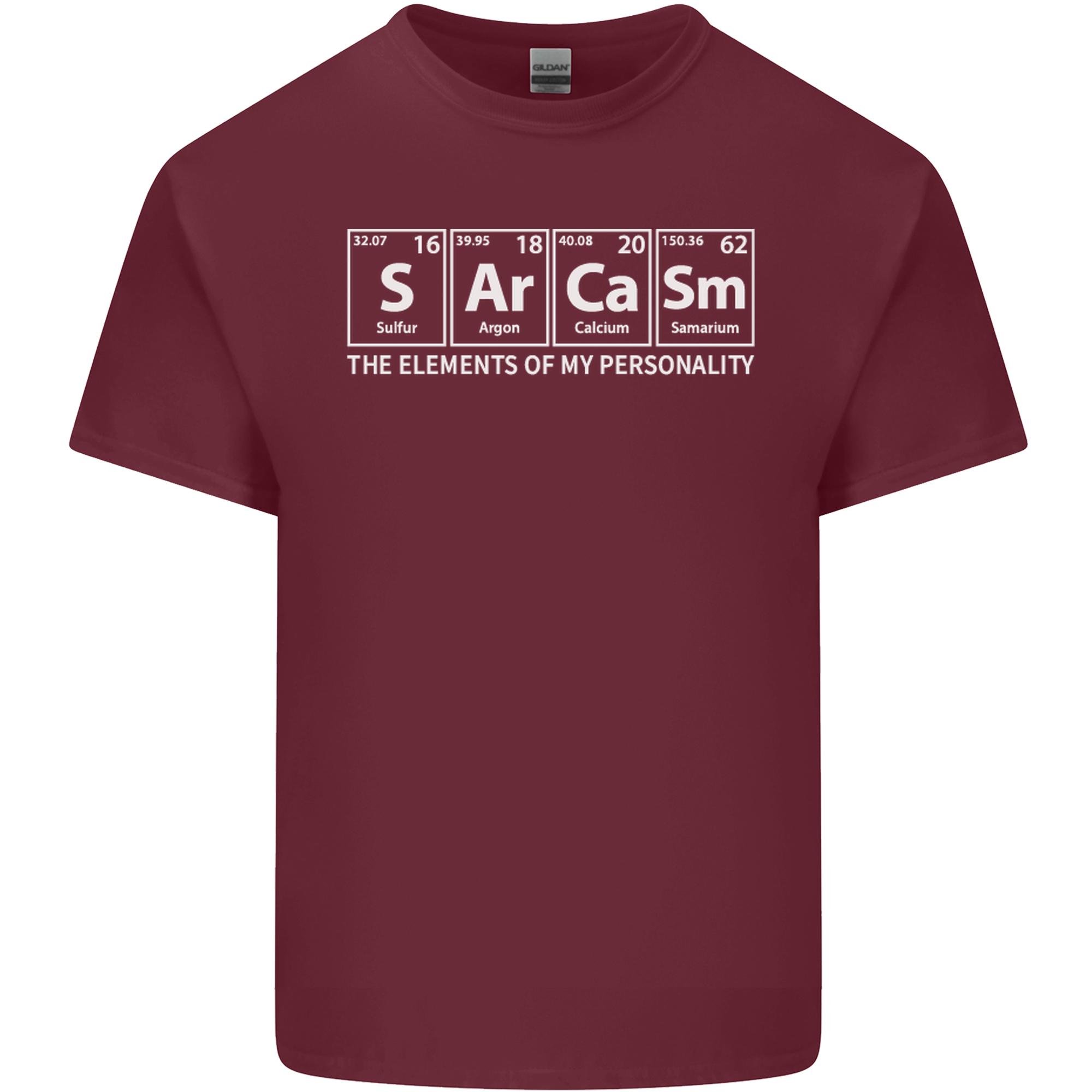 Sarcasm the EleUnisexts Personality Funny ECG Unisexs Light Cotton TShirt S