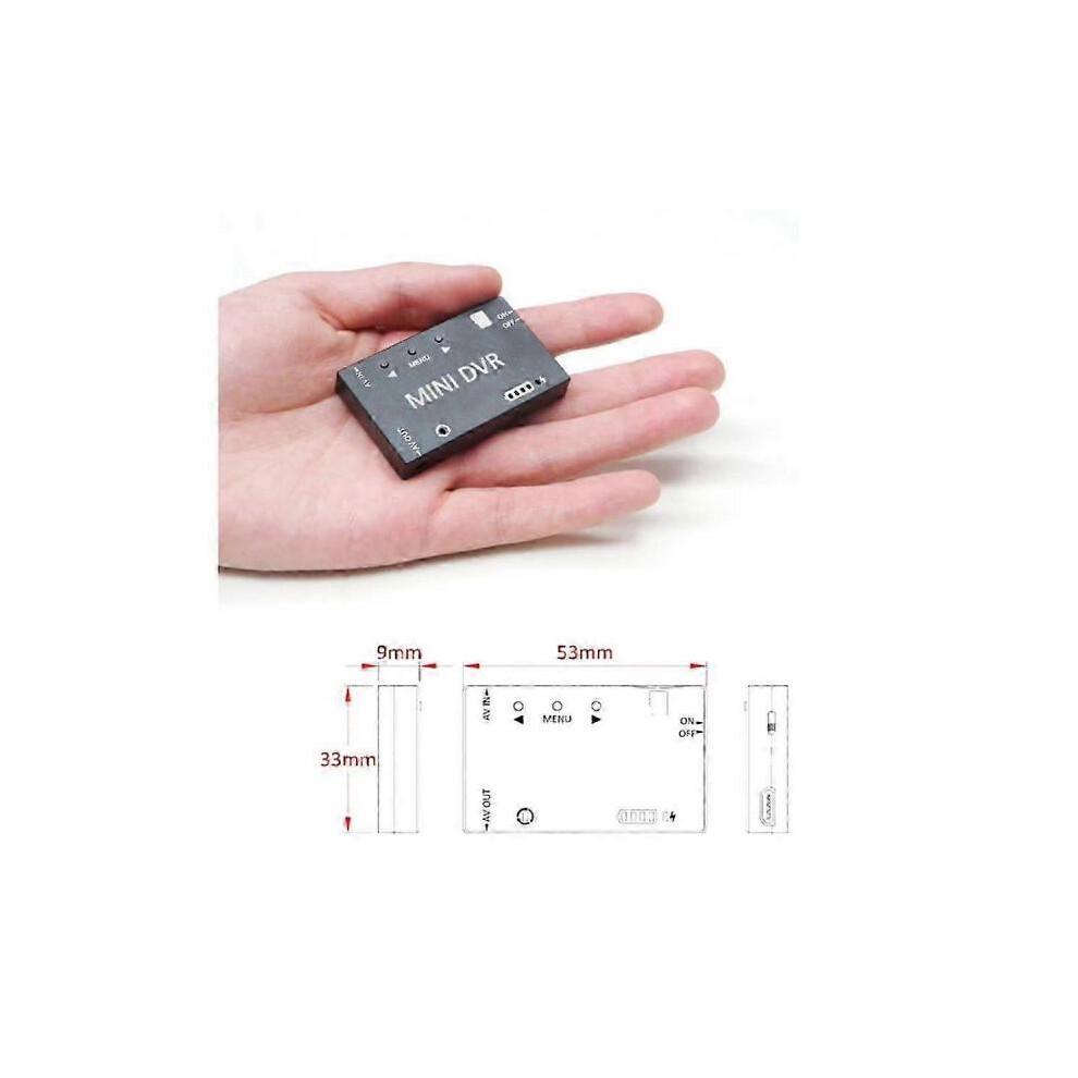 FPV Recorder Mini FPV DVR Modul NTSC/PAL Umschaltbar Eingebaute Batterie Video Audio FPV Recorder für