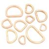 10-20pcs Metal D Ring Adjustable Buckle Clasp For Webbing Backpacks Straps Bags Cat Dog Collar Chain Buckles DIY Accessorie