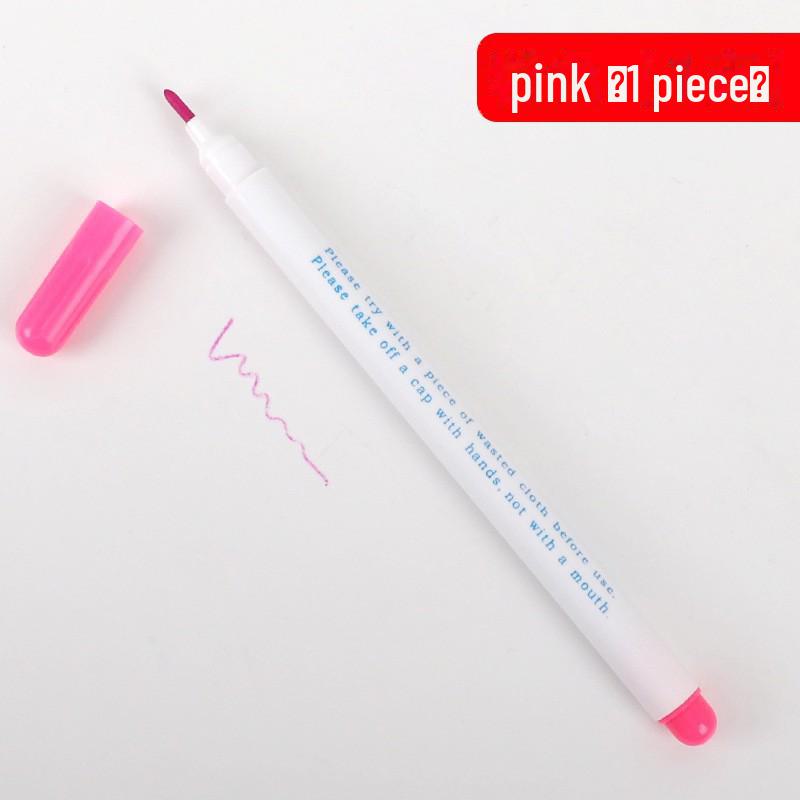 Water-Soluble Erasable Pen for Embroidery: Automatically Fading Fabric Marker for Cross Stitch and Sewing Projects
