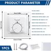 Adjustable Room Temperature Controllers For Indoor Heating Systems Cable Simple Installation Wall