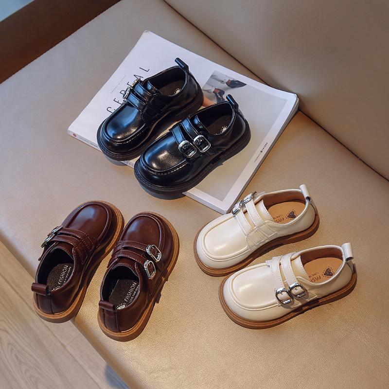 Детская кожаная обувь с пряжкой — фото 3