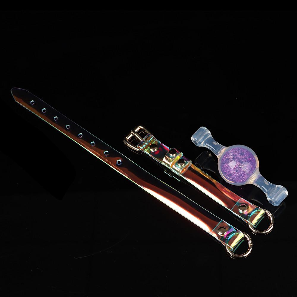 Silicone Bondage Aurora Ball Gag: Deep Throat Flirting Plug for Women - Alternative Erotic Product