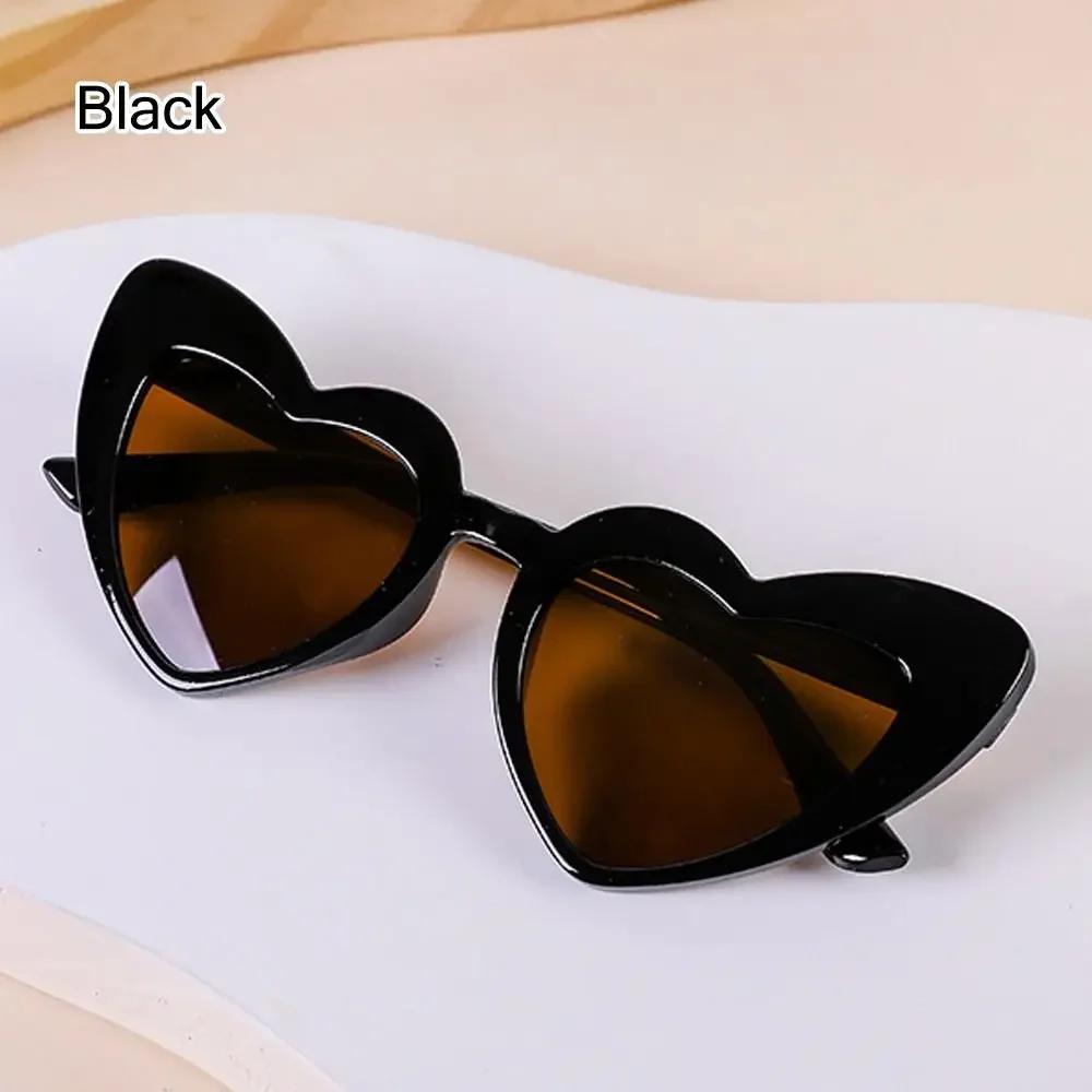Kinder Herz Sonnenbrille Cartoon Brille Vintage Herzförmig für Jungen Mädchen 3-9 Jahre Kleinkind Sonnenbrille Outdoor Kinderbrille