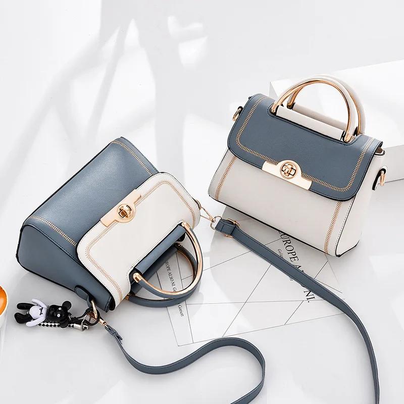 Fashi and Western Style Women's Shoulder Bag Matching Color Portable Women's Bag Bags for Women  New Luxury Handbags