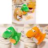 Dragon Hand Plush Puppet Toy  Cartoon  Movable Mouth For Performance Decoration