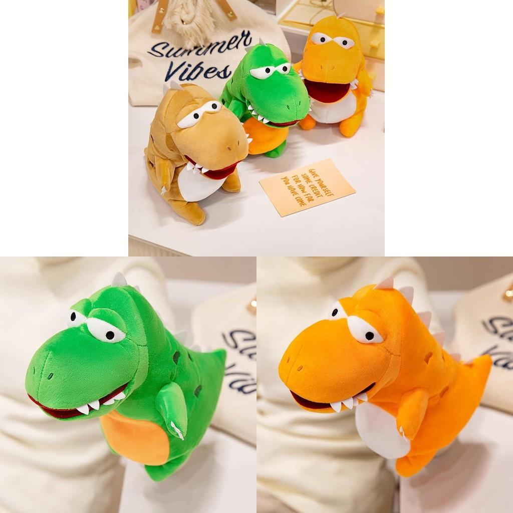 Dragon Hand Plush Puppet Toy  Cartoon  Movable Mouth For Performance Decoration