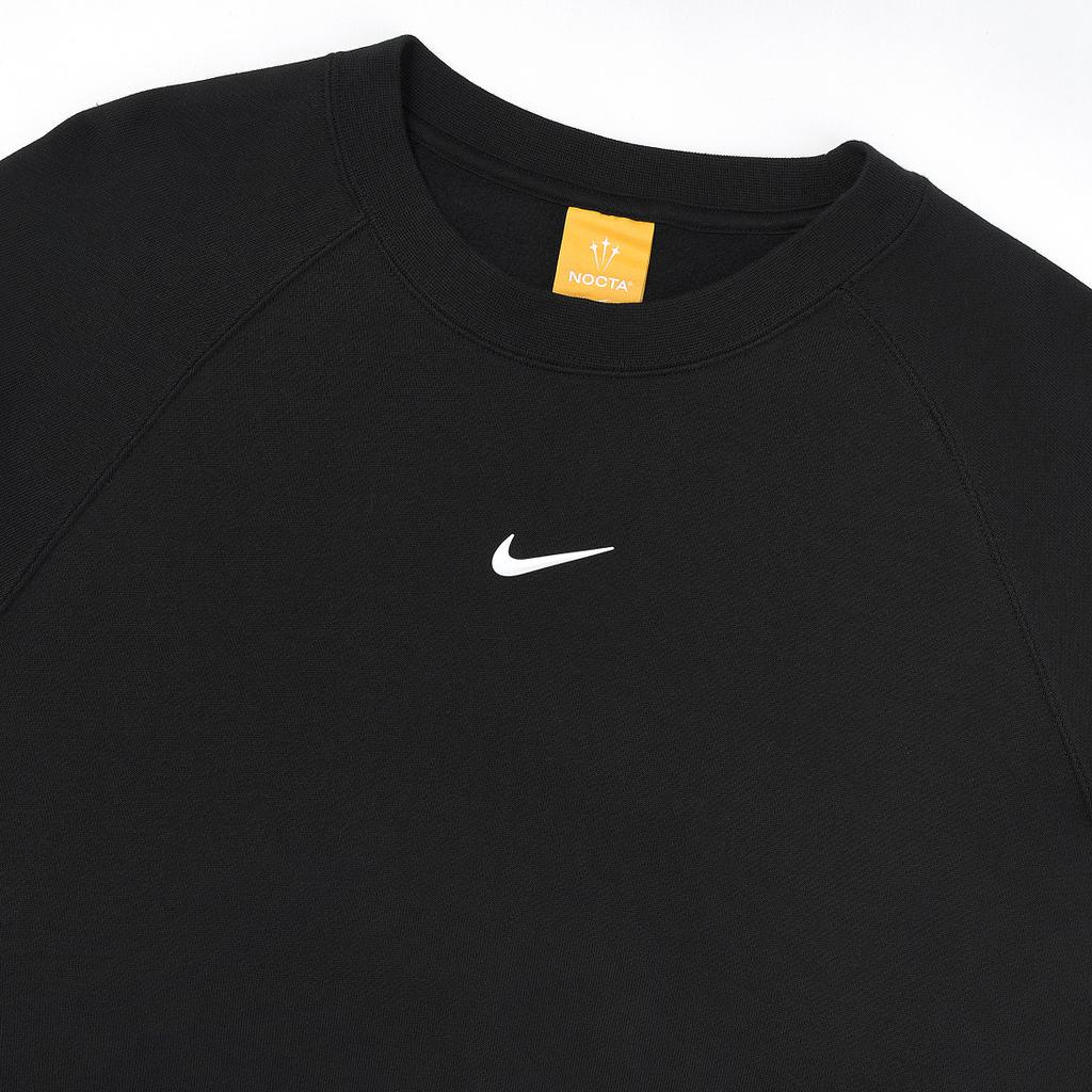 Nike X Nocta Fleece Cs Crew Logo Comfortable Soft Long Sleeve Sweatshirt Men Sweatshirt Black FN8160-010