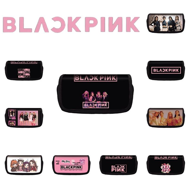 Stylish Blackpink Double Pencil Pouch Bag Large Capacity Kid Student Gift