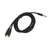 1.2m/3.9ft 3.5mm Headphone Sound Cable Braiding Cable Gold Plated Plug Earbuds Upgrade Wire for ATH MSR7b ATH SR9 ATH ESW990H