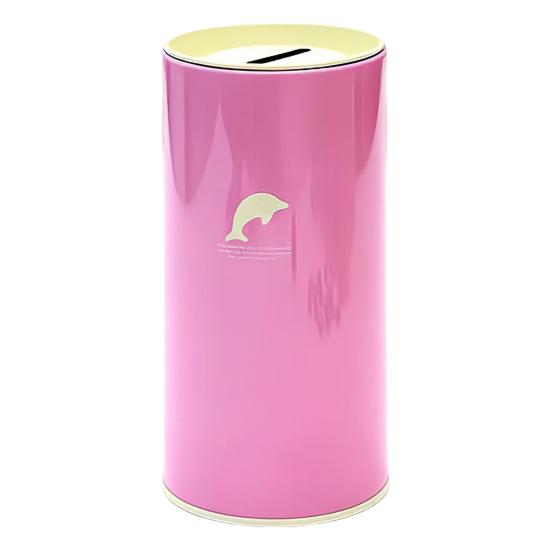 Kovové prasátko s velkou kapacitou, zvířecí vzor, ​​​​dětská válcová spořitelna, nástroj pro finanční správu