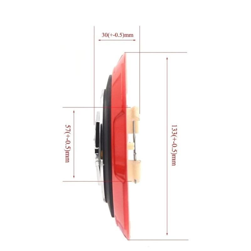 Pegatina Emblema Tapacubos Central de Rueda de Coche de 133 mm para Fiat 500 500C 500L 500X Tipo Panda Punto Doblo Palio Stilo