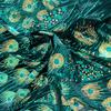 50X130cm Shiny Peacock Sequin Fabric for Bridal Gown Wedding Dress Costume DIY Flannel Embroidery Lace Fabric Clothing Supplies