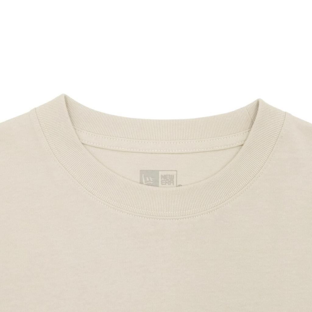 New Era Short Sleeve T-Shirt, ONSPOTZ Exclusive, Oversized Stone, Medium, S/S, Oversized Cotton Pocket Tee with Mini Brand Logo