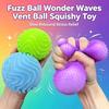 Fuzz Ball Wonder Waves Vent Ball Mačkací hračka Měkká textura Úleva od stresu Fidget míček Mačkací hračka pro dospělé Hračka proti úzkosti