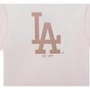 New Era MLB Los Angeles Dodgers Logo Letter Print Crew Neck Short Sleeve T-Shirt Men Tops Ivory 14341316