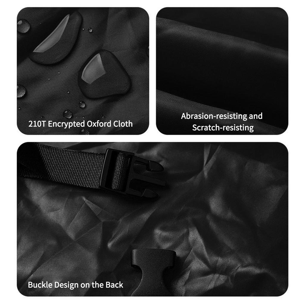 Water proof Backpack Cover Rainproof Backpack Rain Cover with Reflective Strip for Hiking Camping Black M