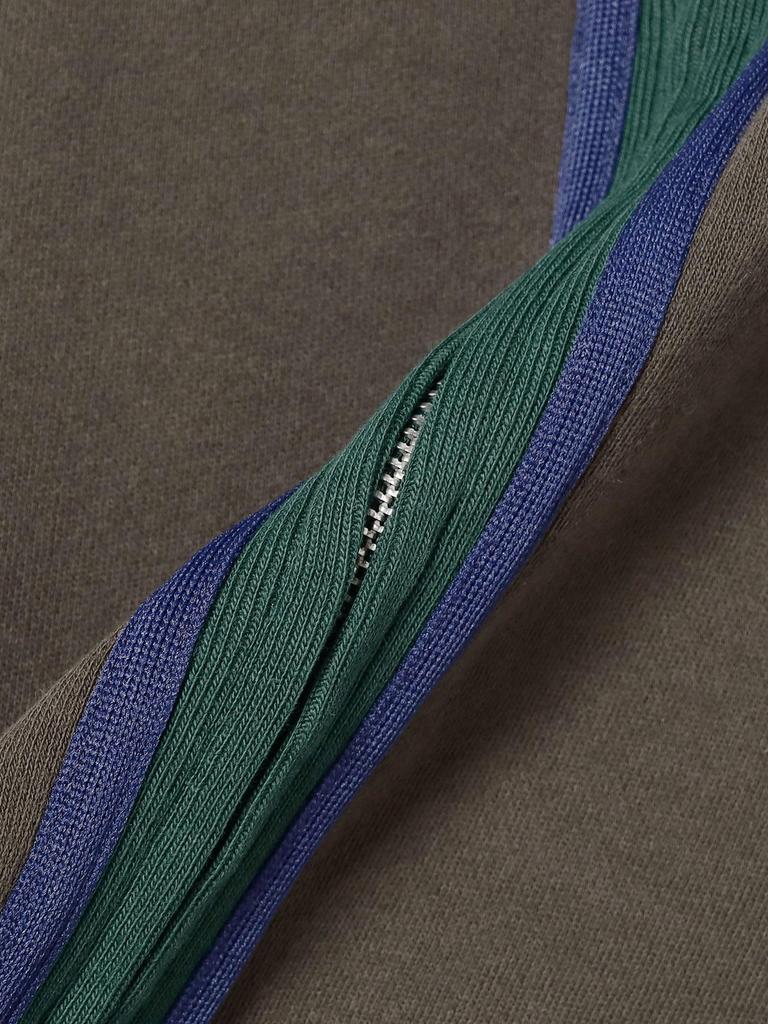 Beams Boy Women's Three-Tone Sweatshirt Cardigan In CHARCOAL.G, One Size