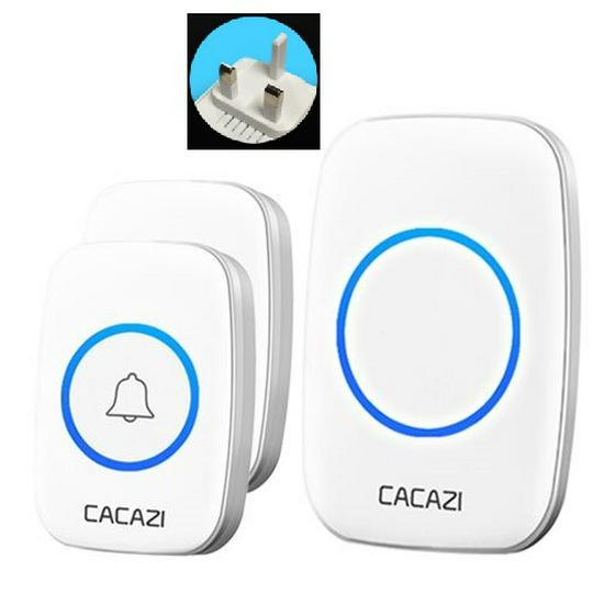 KajiaSi Wireless Doorbell & Elderly Call Button - Long Range, High Volume, Compatible with US/UK/EU Standards for Home Use.