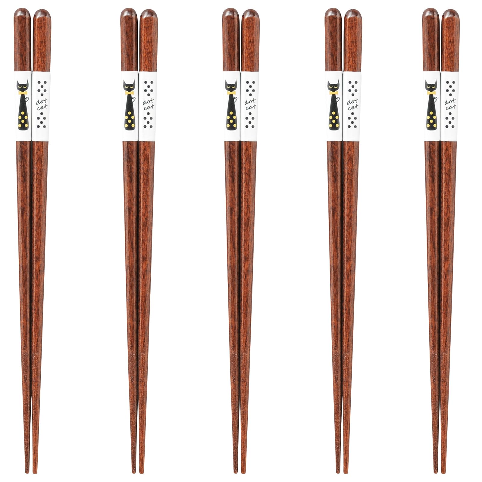 

Chopsticks Set of Dishwasher Made in Japan J-kitchens 5, Material Wood, Safe, PID3095,