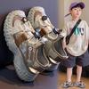 Boys Single‑Mesh Shoes Summer Kids Hollow Sports Shoes Lightweight Water Shoes Closed‑Toe Breathable Sandals