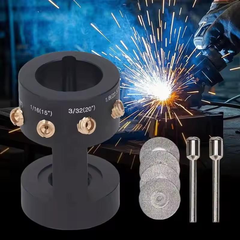 Tungsten Electrode Grinder Tig Welding Tools Multi-Angle And Offset Horizontal Holes With Cutoff Slots, Electrode Grinding Tools