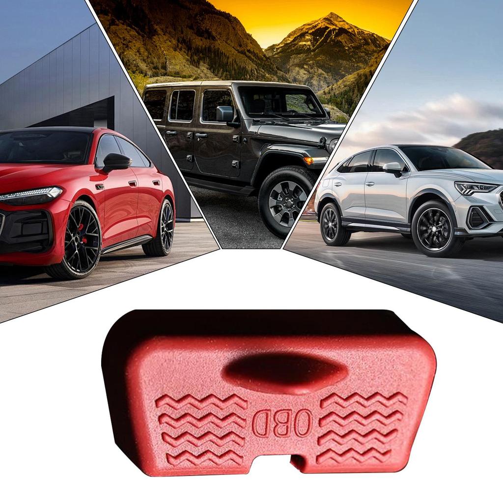 OBD Port Protector For Cars Silicone Waterproof Dustproof Auto Supplies Car OBD Interface Cover For SUV RV Vehicle Trip Travel