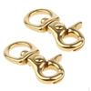 2x Brass Lobster Clasps Clip Swivel Hooks Bag Key Chains Crafts Findings