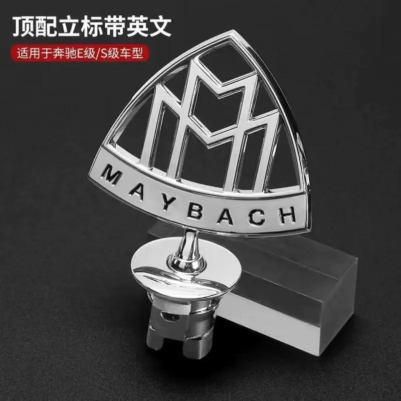 2026 NEW Car Hood Logo Emblem Badge Sticker For Maybach GLS S Class S560 Y S600 S650 S680 GLS600 W205 W212 W213 W222 W221 W2231