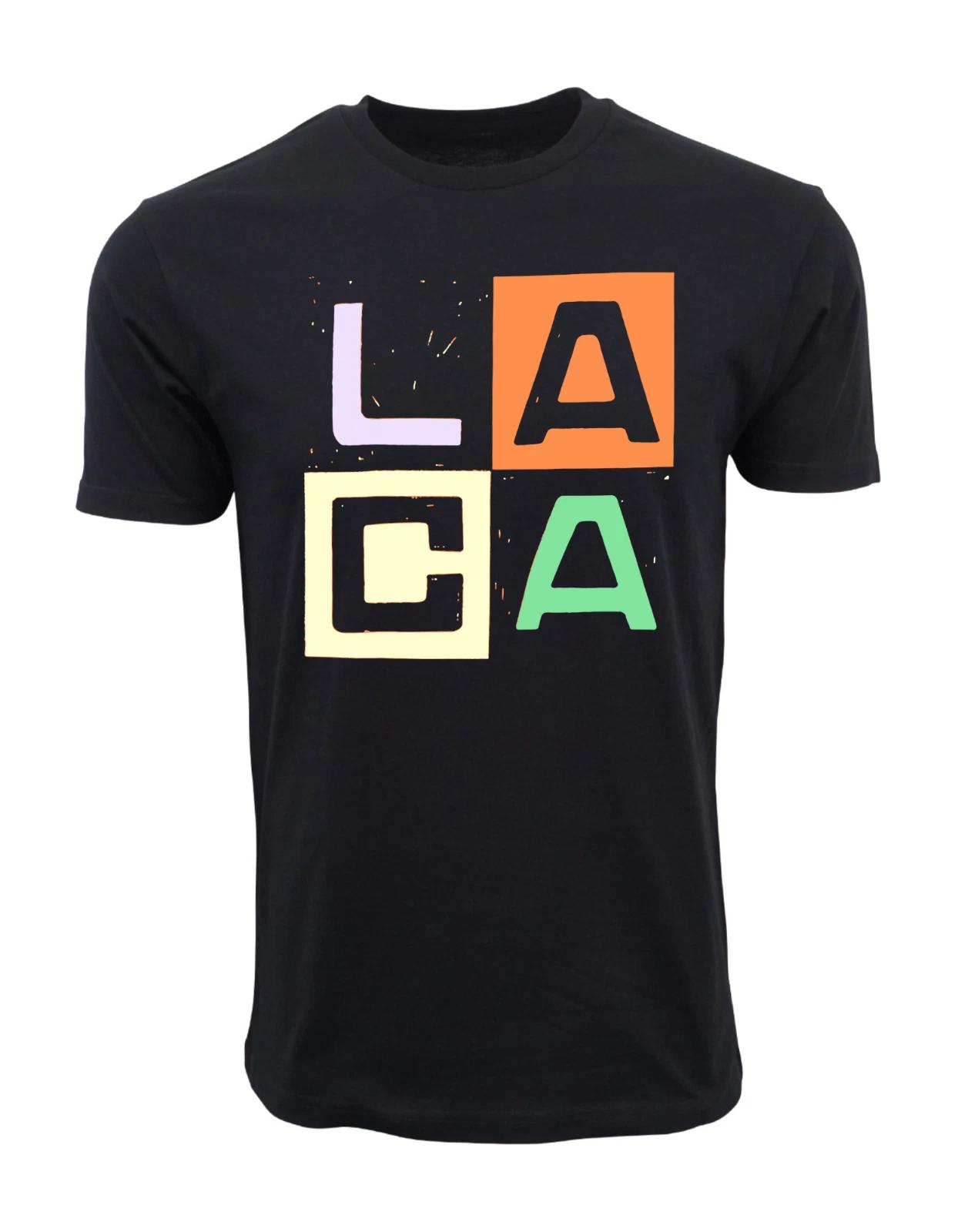 Men s Casual Graphic LA CA MENS GRAPHIC T SHIRT T-Shirt XXL