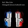 Stainless Steel Hot And Cold Angle Valve Durable Bathroom Accessories Water Heater Faucet  Kitchen