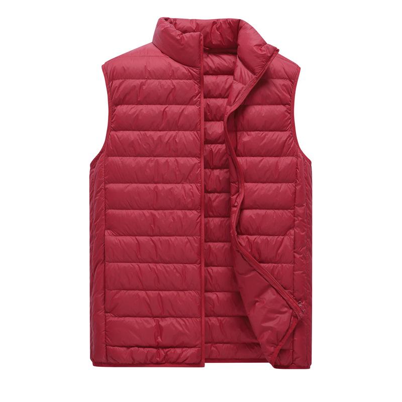 Unisex Lightweight Stand-Up Collar Winter Sport Vest
