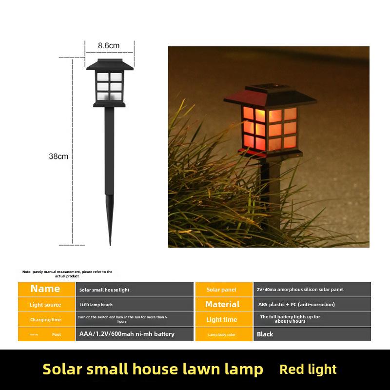 Solar LED Garden Lantern: Outdoor Decorative Courtyard Light for Lawn and Patio